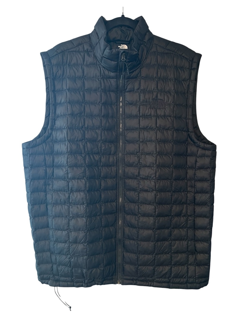 The North Face ThermoBall Eco Vest Mens XL Black Quilted Puffer Hiking Insulated